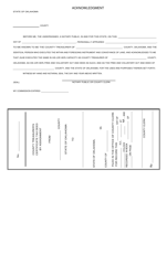 Form S.A.&amp; I.1101 County Treasurer&#039;s Certificate Tax Deed by Assignment - Oklahoma, Page 2