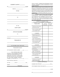 Form S.A.&amp; I.334 Municipal Judgment Claim - Oklahoma, Page 2