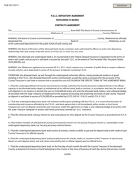 Form S.A.&amp; I.245 F.d.i.c. Depository Agreement Pertaining to Banks - Oklahoma