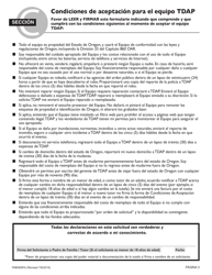 Formulario FM608SPA Solicitud Del Programa De Acceso De Aparatos De Comunicacion (Tdap) De Oregon - Oregon (Spanish), Page 3