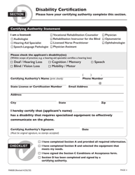 Form FM608 Oregon Telecommunication Devices Access Program (Tdap) Application - Oregon, Page 4