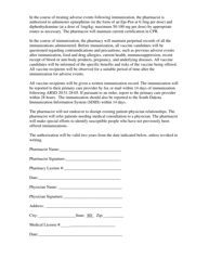 Sample Immunization Protocol - South Dakota, Page 2