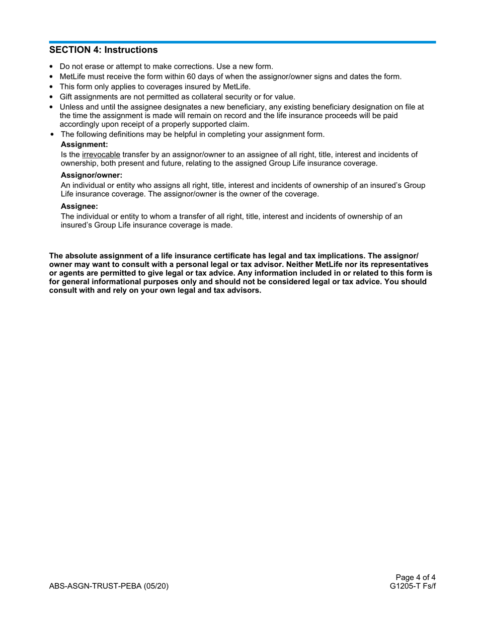 Absolute Assignment to Trust - South Carolina, Page 4