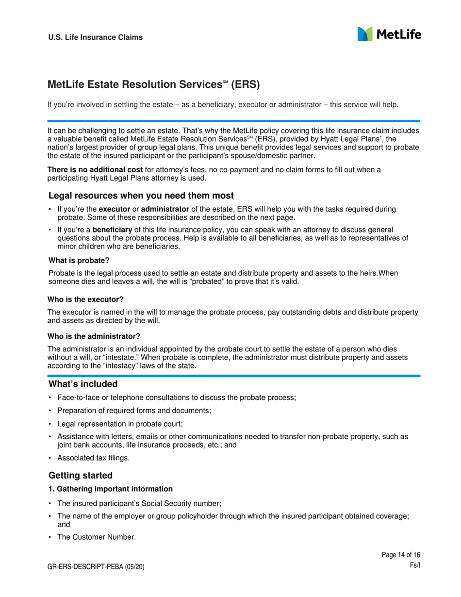 Life Insurance Claim Form - South Carolina, Page 14