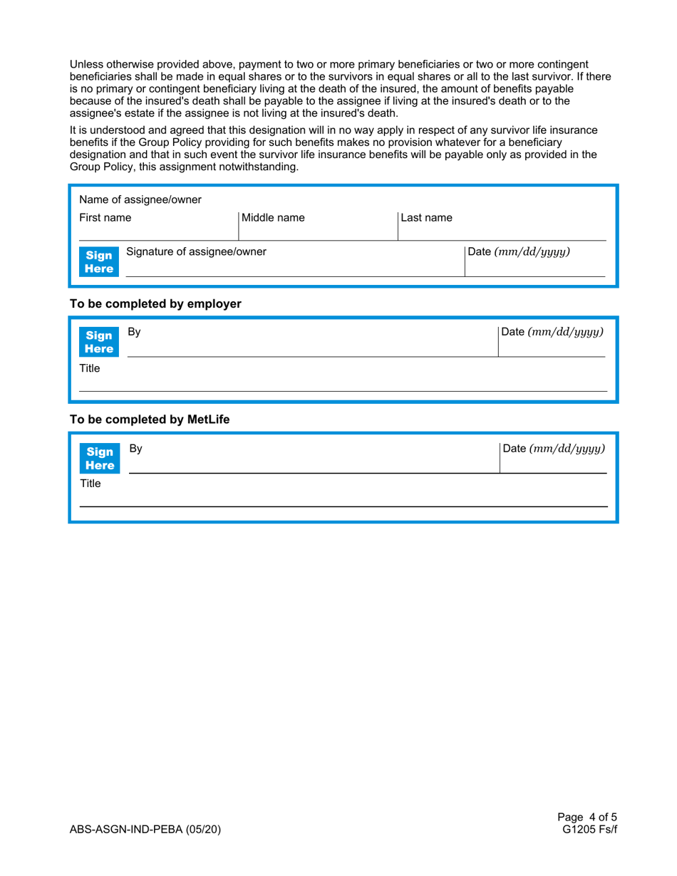 Absolute Assignment to Individual - South Carolina, Page 4