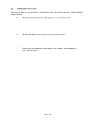 Civil Complaint Form to Be Used by a Pro Se Prisoner - Pennsylvania, Page 4