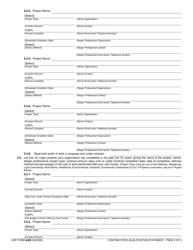 CAP Form A305 Contractor&#039;s Qualification Statement - Oklahoma, Page 3