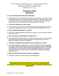 Non-property/Non-bodily Injury Claim Form - Oklahoma, Page 5