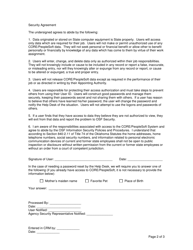 OMES Form 301BIAPP System Access Authorization Request (BI) - Oklahoma, Page 2