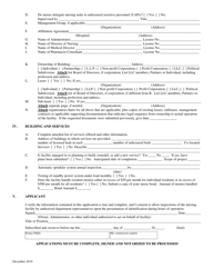 Application for License to Operate a Nursing Facility - South Dakota, Page 2
