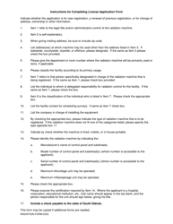 Application for License of Radiation Machine (Ionizing) - South Dakota, Page 2