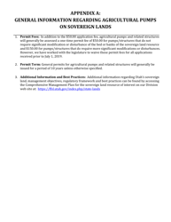 Application for General Permit on Sovereign Land (Agricultural Pumps) - Utah, Page 2