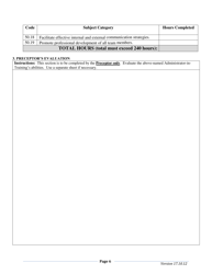 Administrator-In-training Documentation of Completion Form - South Dakota, Page 6