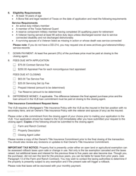 Land Loan Application Packet - Texas, Page 4