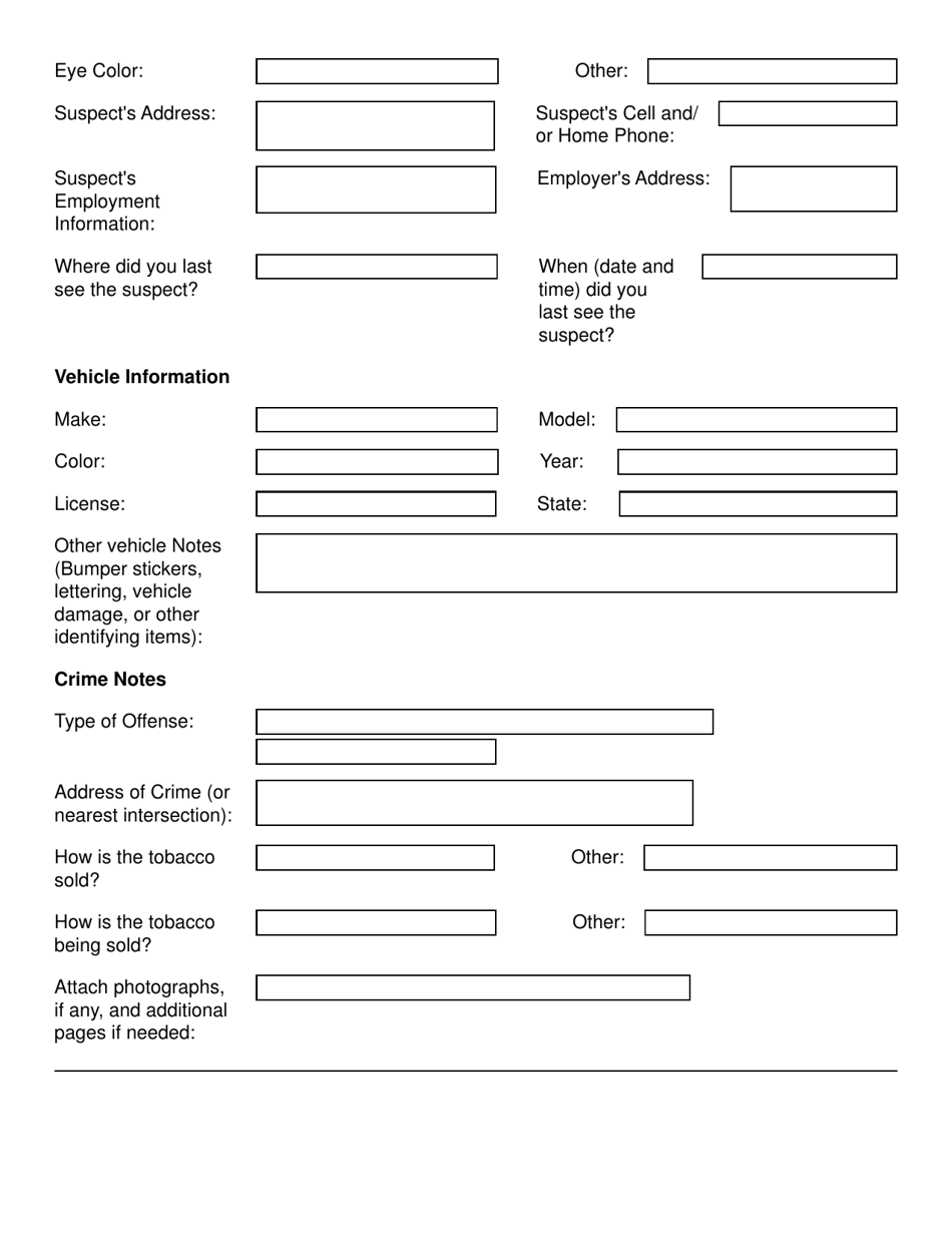 Form OAG-TOB7 Tobacco Complaint Form - Oklahoma, Page 2