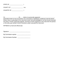 Notice of Appointment of Importer&#039;s Registered Agent, Registered Agent&#039;s Statement, and Consent to Jurisdiction - Oklahoma, Page 2