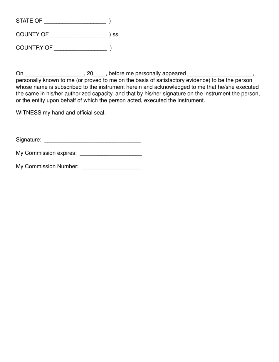 Notice of Appointment of Importers Registered Agent, Registered Agents Statement, and Consent to Jurisdiction - Oklahoma, Page 4