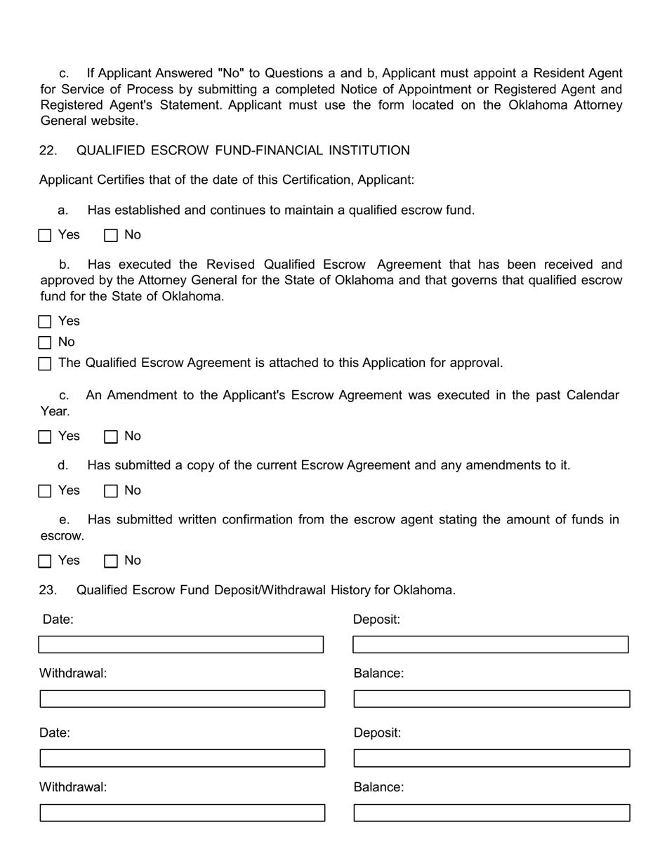 Tobacco Directory Application - Oklahoma, Page 12