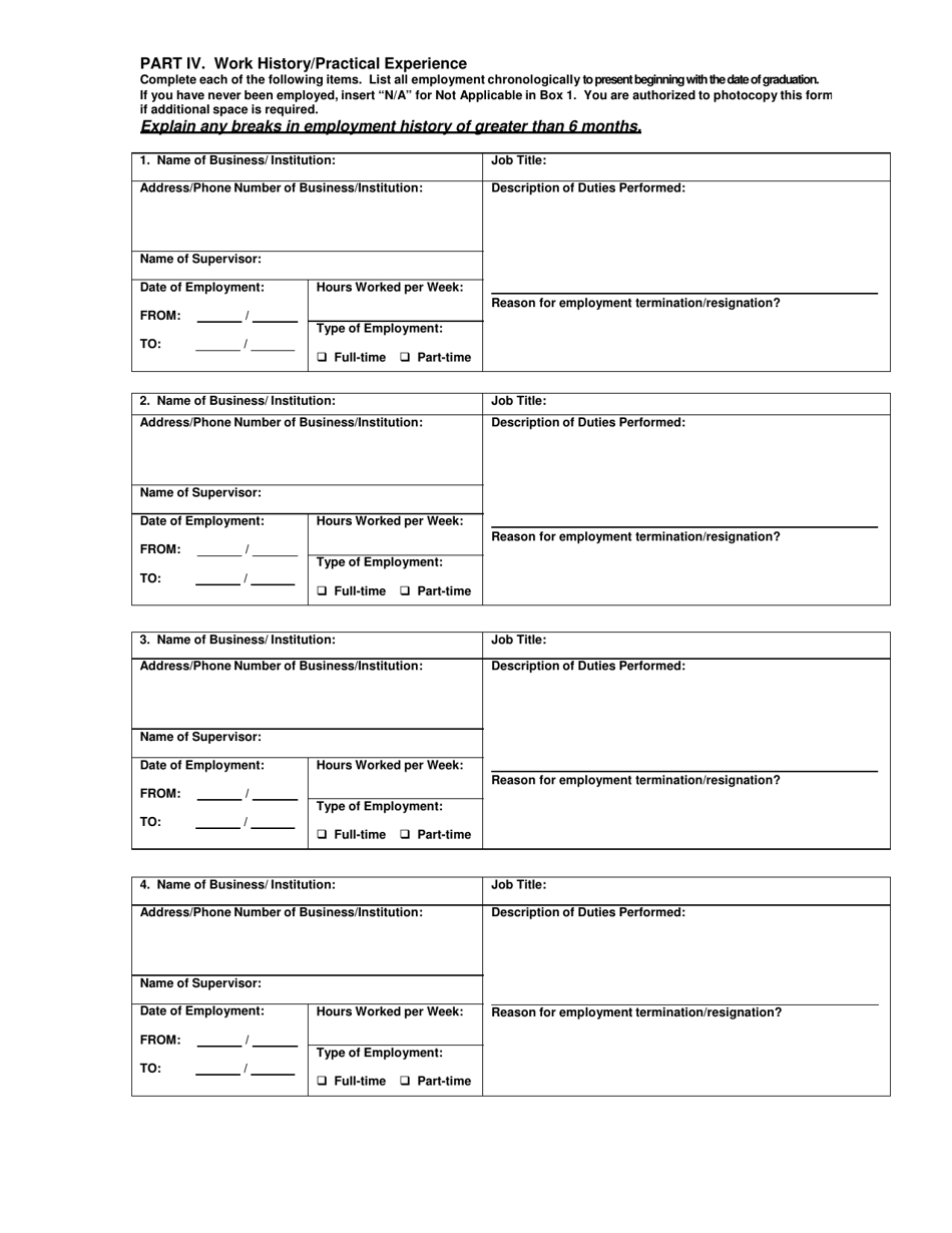 Inactive to Active License Application - South Dakota, Page 3