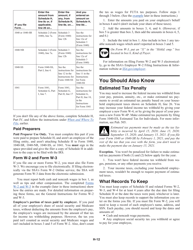 Instructions for IRS Form 1040 Schedule H Household Employment Taxes, Page 12