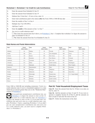 Instructions for IRS Form 1040 Schedule H Household Employment Taxes, Page 9
