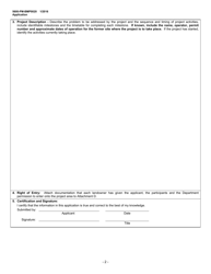 Form 5600-PM-BMP0020 Environmental Good Samaritan Project Proposal - Pennsylvania, Page 2