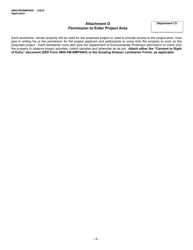Form 5600-PM-BMP0020 Environmental Good Samaritan Project Proposal - Pennsylvania, Page 6