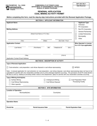 Form 5600-PM-BMP0385 Coal Mining Activity Permit Renewal Application - Pennsylvania, Page 4