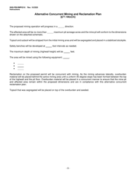 Form 5600-PM-BMP0316 Small Noncoal (Industrial Minerals) Surface Mine Permit Application - Pennsylvania, Page 9