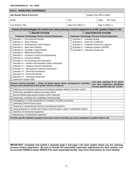 Form 3900-FM-BSDW0412B Application for Certification Upgrade or Downgrade to Operate Water or Wastewater Systems - Pennsylvania, Page 2