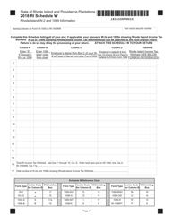 Form RI-1040 Resident Individual Income Tax Return - Rhode Island, Page 4