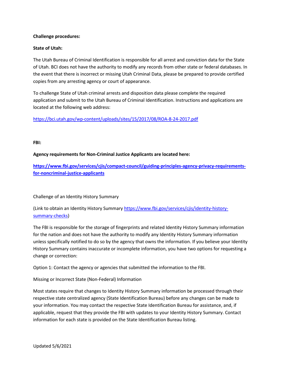 Utah Consent to Background Check - Utah, Page 5