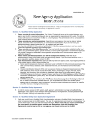 Document preview: Application to Become a Qualified Entity for Background Checks on Employees or Volunteers - Utah