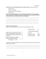 Application to Become a Qualified Entity for Background Checks on Employees or Volunteers - Utah, Page 3