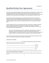 Application to Become a Qualified Entity for Background Checks on Employees or Volunteers - Utah, Page 6
