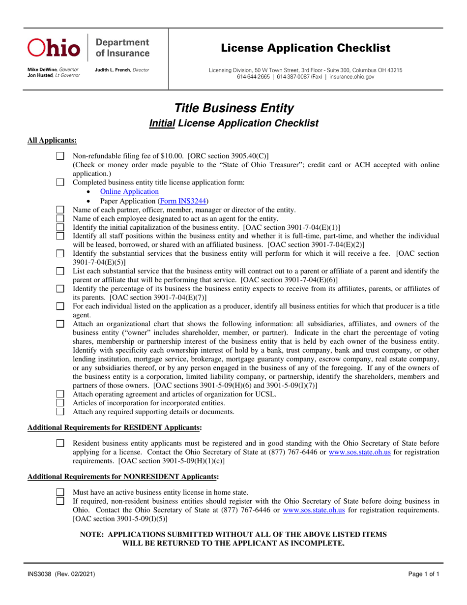 ohio business license application ohio business license application