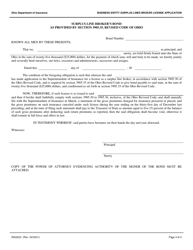 Form INS3223 Business Entity Surplus Lines Broker License Application - Ohio, Page 4