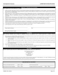 Form INS3236 License Reactivation Application - Ohio, Page 4