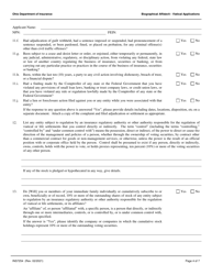 Form INS7254 Biographical Affidavit for Viatical Applications - Ohio, Page 4