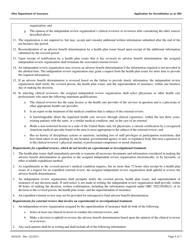 Form INS5035 Application for Accreditation as an Independent Review Organization (Iro) - Ohio, Page 4
