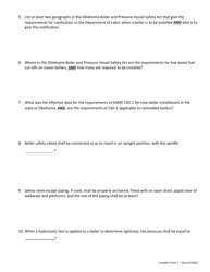 Installer Form 1 Repair, Service, Install License Application - Oklahoma, Page 5