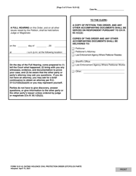 Form 10.01-Q Dating Violence Civil Protection Order (Dtcpo) Ex Parte - Ohio, Page 5