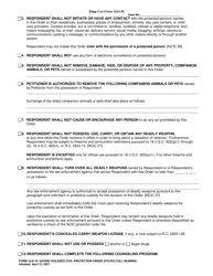Form 10.01-R Dating Violence Civil Protection Order (Dtcpo) Full Hearing - Ohio, Page 3