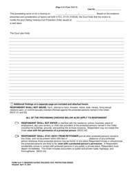 Form 10.01-T Modified Dating Violence Civil Protection Order - Ohio, Page 2