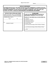 Form 10.01-T Modified Dating Violence Civil Protection Order - Ohio, Page 5