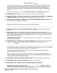 Form 10.01-S Consent Agreement and Dating Violence Civil Protection Order - Ohio, Page 3