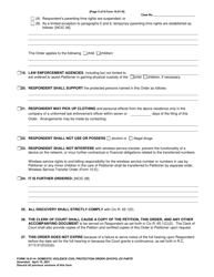 Form 10.01-H Domestic Violence Civil Protection Order (Dvcpo) Ex Parte - Ohio, Page 5