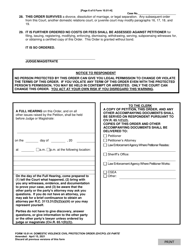 Form 10.01-H Domestic Violence Civil Protection Order (Dvcpo) Ex Parte - Ohio, Page 6