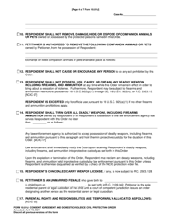 Form 10.01-J Consent Agreement and Domestic Violence Civil Protection Order - Ohio, Page 4
