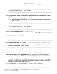 Form 10.01-J Consent Agreement and Domestic Violence Civil Protection Order - Ohio, Page 5